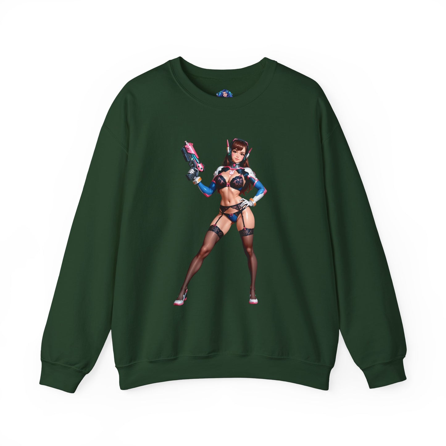 Толстовка D.Va, футболка Overwatch Crewneck, ігровий одяг для фанатів та гравців кіберспорту