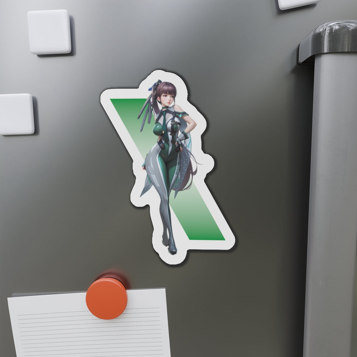 Eve Stellar Blade Magnet – Anime Sci-Fi Heroine Fridge Magnet, Gamer Decor