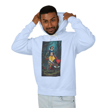 Cyber Snow White Hoodie | Futuristic Princess Hoodie | Anime Sci-Fi Pullover
