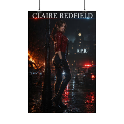Claire Redfield Resident Evil 2 Remake Poster Wall Art Print