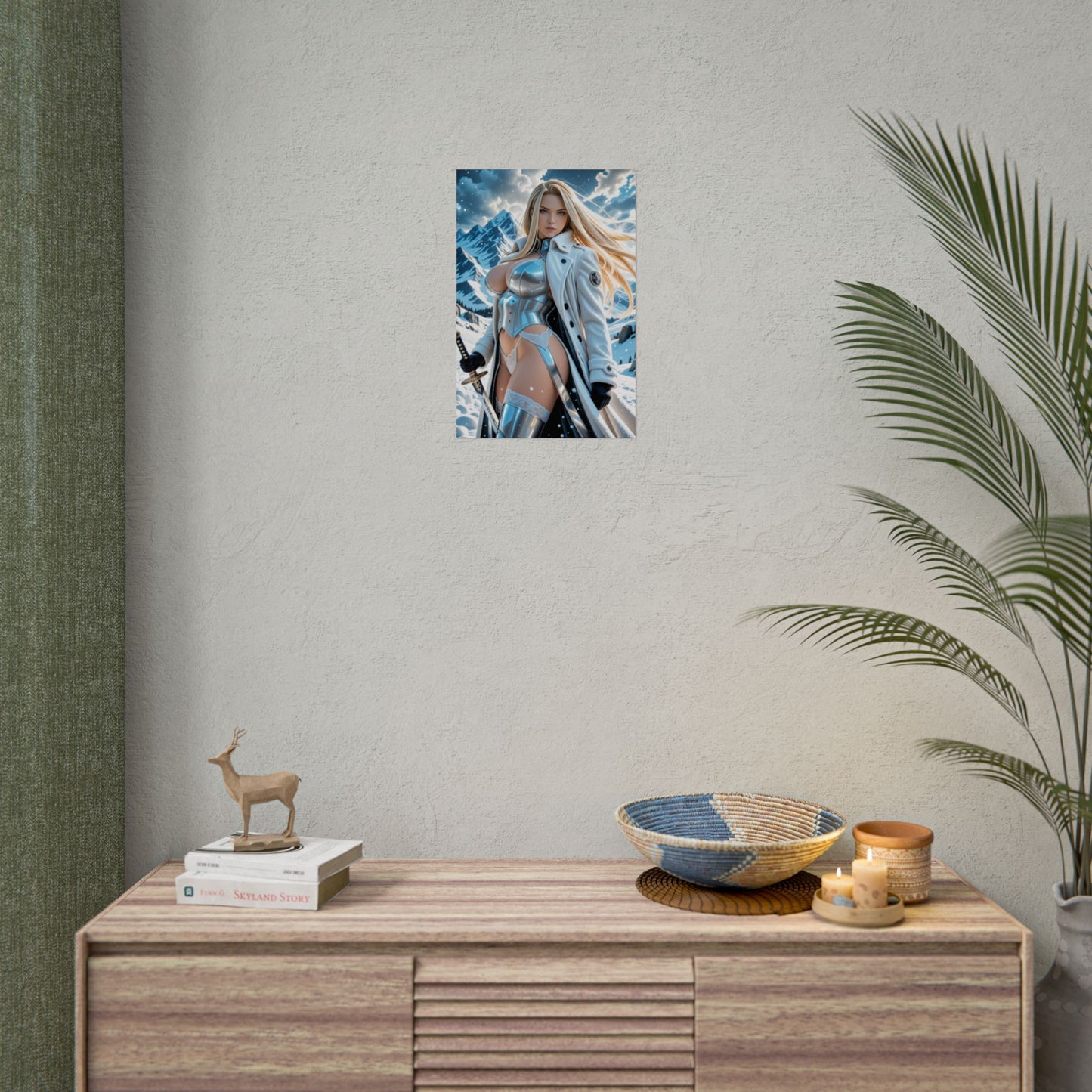 Настінний плакат з аніме-героїнею | Принт Олів'є Міри Армстронга Waifu для встановлення