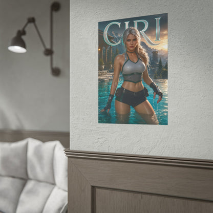 Fantasy Wall Art Ciri The Witcher Poster Room Decor Collector Gift Art Print