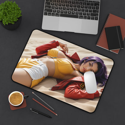Faye Valentine Schreibtischunterlage, Cowboy Bebop Mauspad, Schreibtischdeko für Anime-Gamerinnen