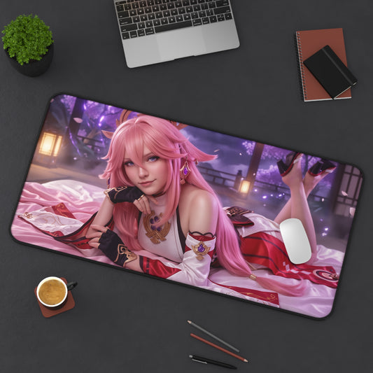 Genshin Impact Mouse Pad, Yae Miko Desk Mat, XXL Pad