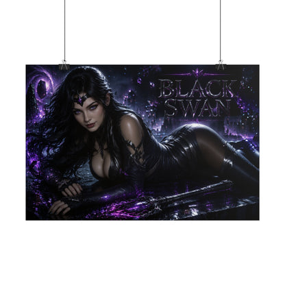 Manga Style Wall Art Black Swan Honkai Star Rail Anime Poster Bedroom Room Decor
