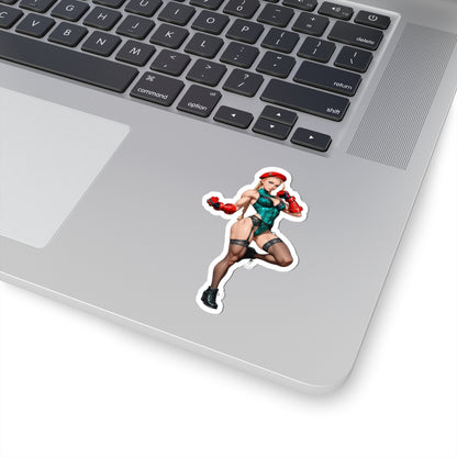 Наклейка Cammy White – вінілова наклейка Street Fighter для ноутбуків та декору інтер'єру