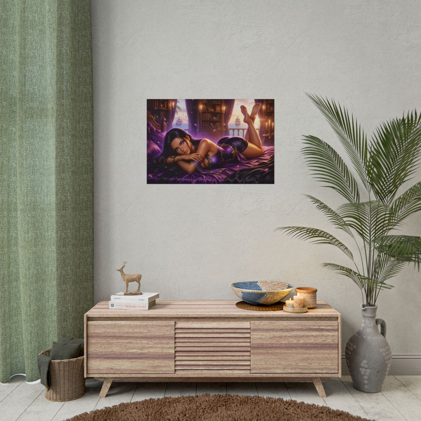 Nico Robin Poster, One Piece Wall Art, Anime Print, Room Decor
