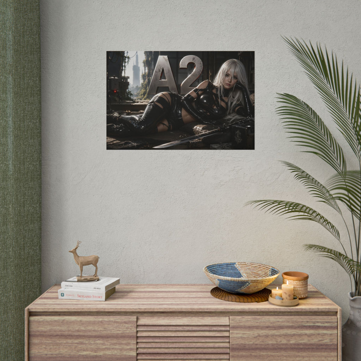 A2 NieR Wall Art Poster Gaming Decor Collectible Gamer Gift Collectible Print