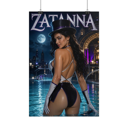 Comic Wall Art Zatanna Poster Heroine Room Decor Collectible Character Print