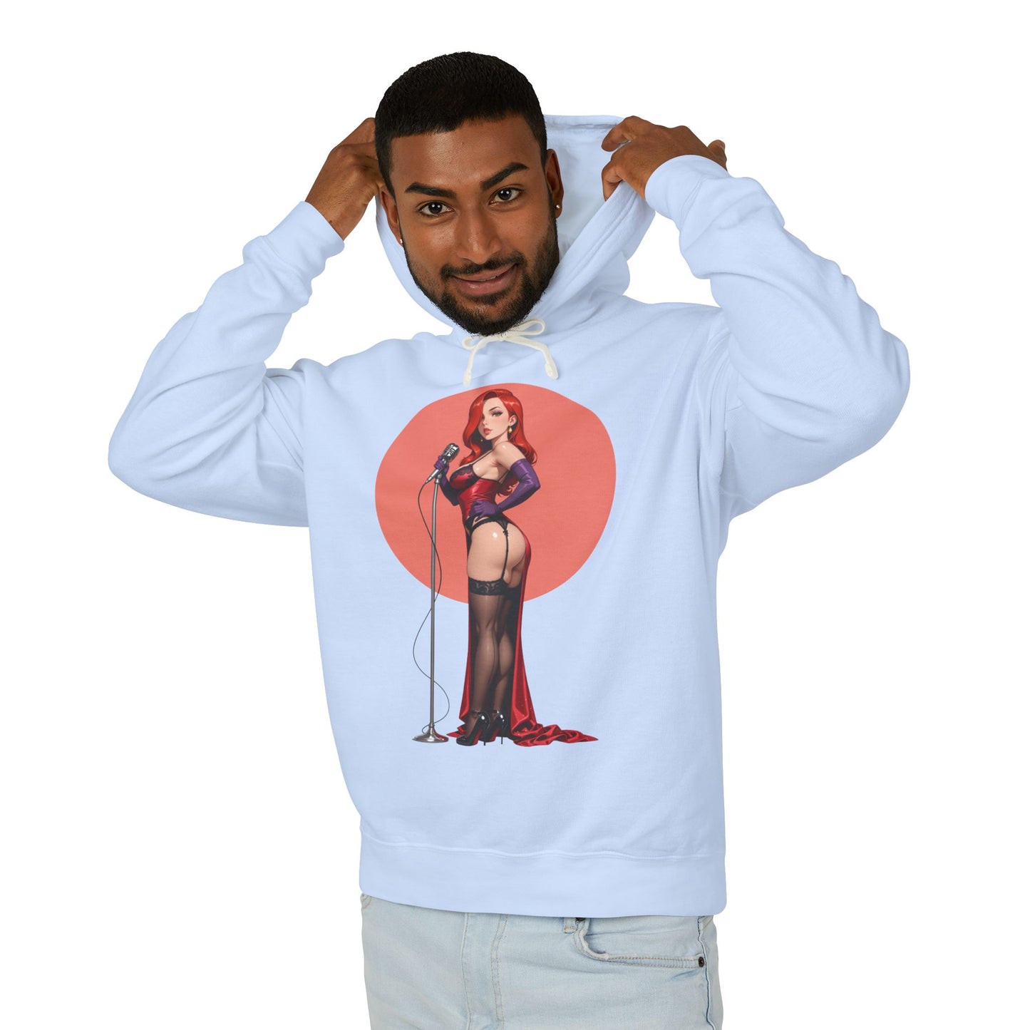 Худі з Джессікою Реббіт | Худі з мультяшним іконою | Сексуальний пуловер у стилі пін-ап