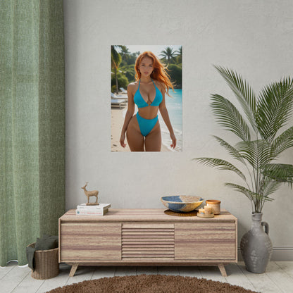 Fantasy-Waifu-Wandposter | Nami-Anime-Girl-Kunstdruck für Otaku-Dekoration