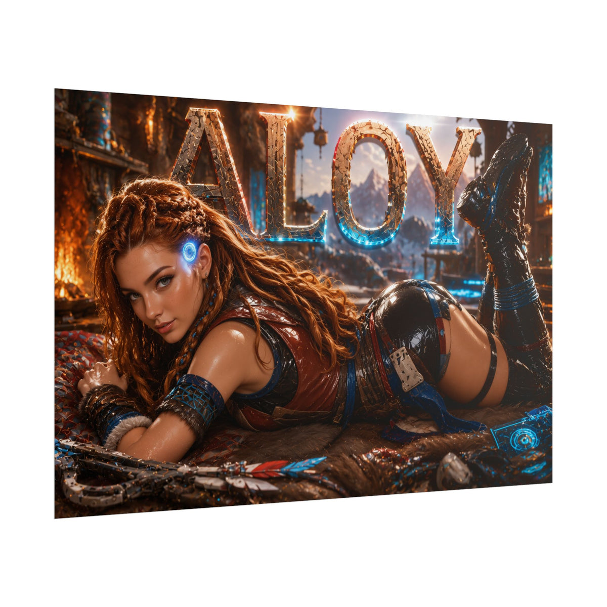 Gaming Wall Art Aloy Horizon Poster Game Room Decor Gamer Gift Print