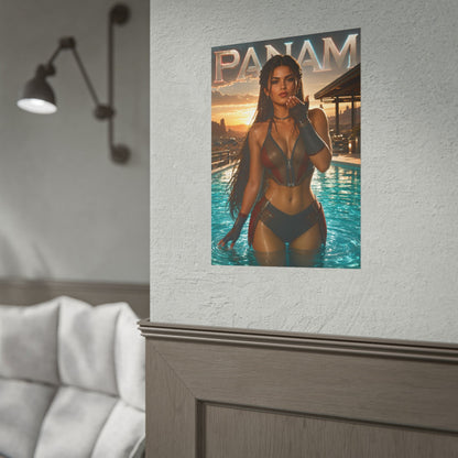 Panam Palmer Cyberpunk Gaming Poster Wall Art Gamer Room Decor Collectible Print