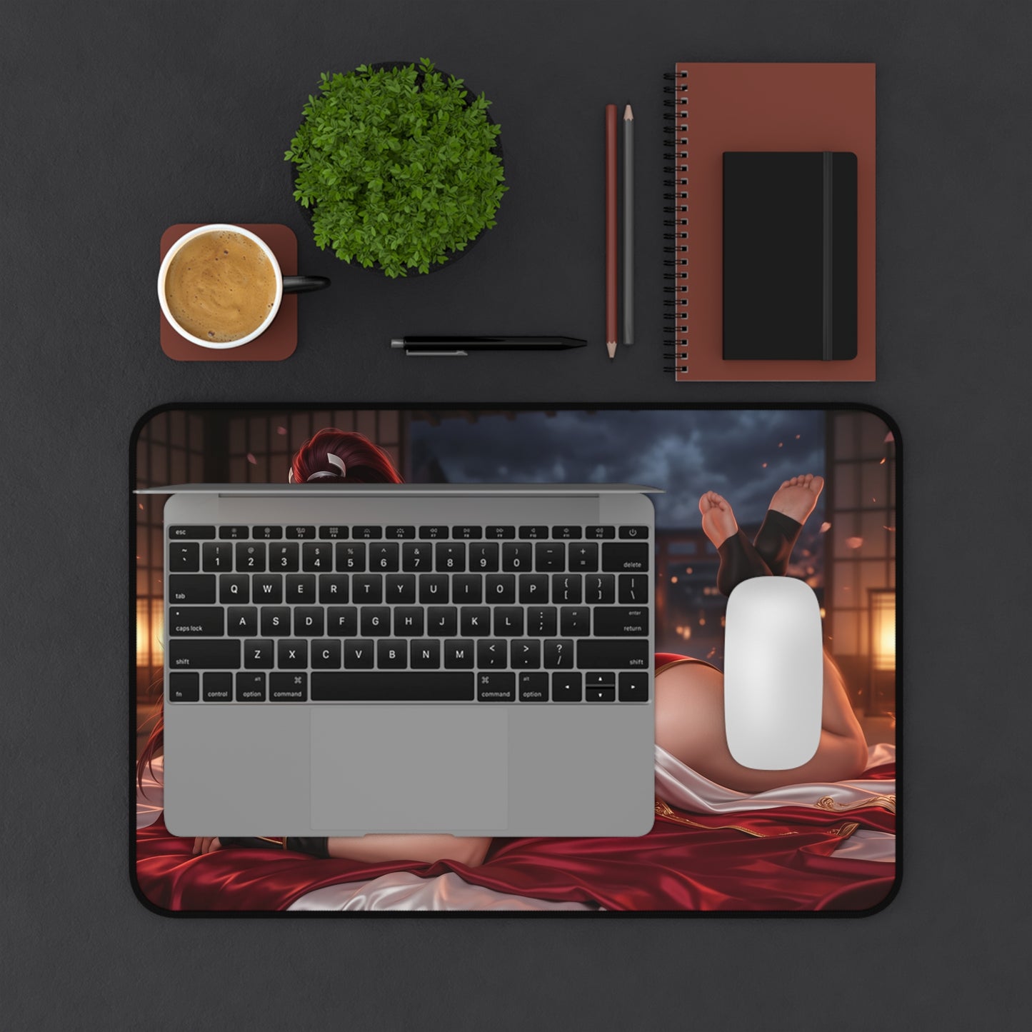 King of Fighters Mouse Pad, Mai Desk Mat, Anime Decor XXL
