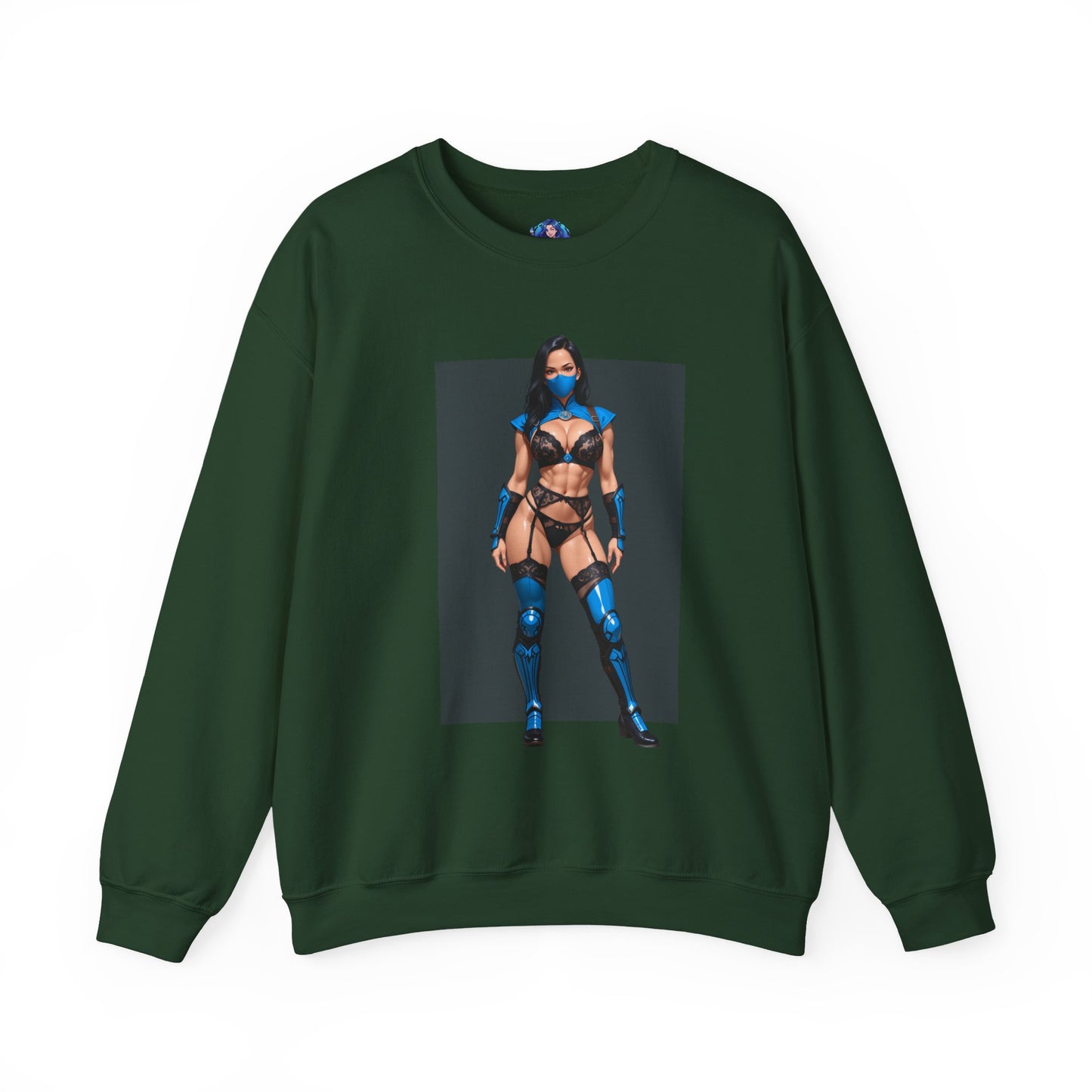 Толстовка Kitana Mortal Kombat, топ Edenian Warrior Crewneck, затишний ігровий вуличний одяг для колекціонерів