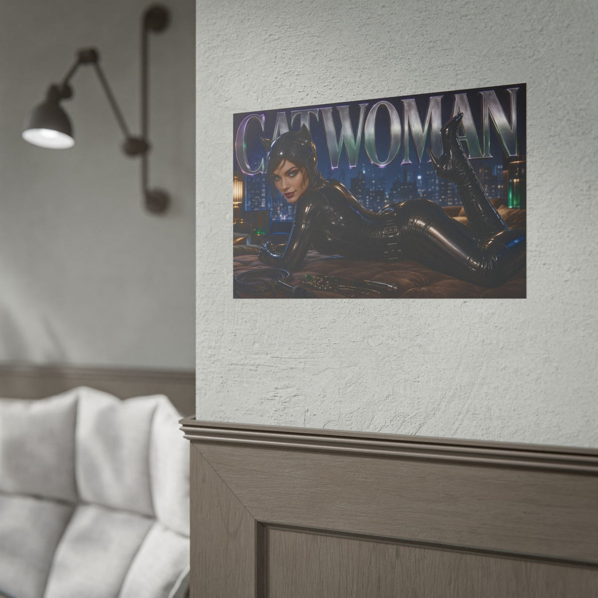 Catwoman Batman Poster Comic Wall Art Hero Room Decor Collectible Print