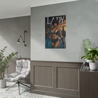 Lady Character Poster Devil May Cry Gamer Gift Gaming Setup Wall Decor Print