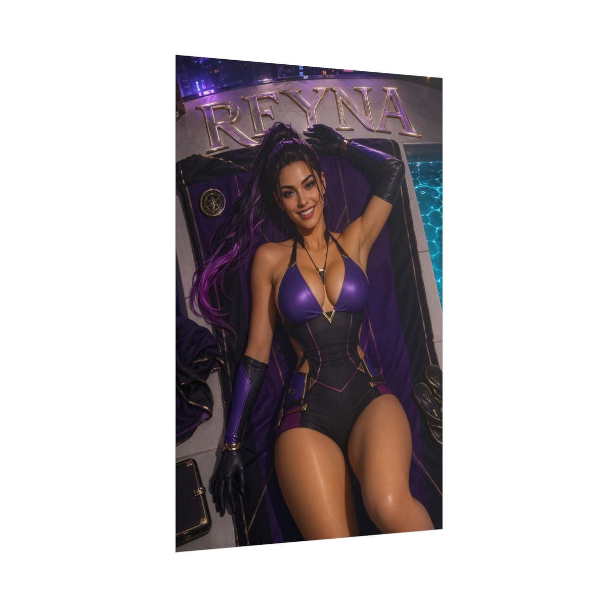 Reyna Valorant Gaming Poster Wall Art Gamer Room Decor Collectible Print