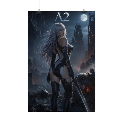 YoRHa A2 NieR Automata Game Poster Collectible Wall Art Print