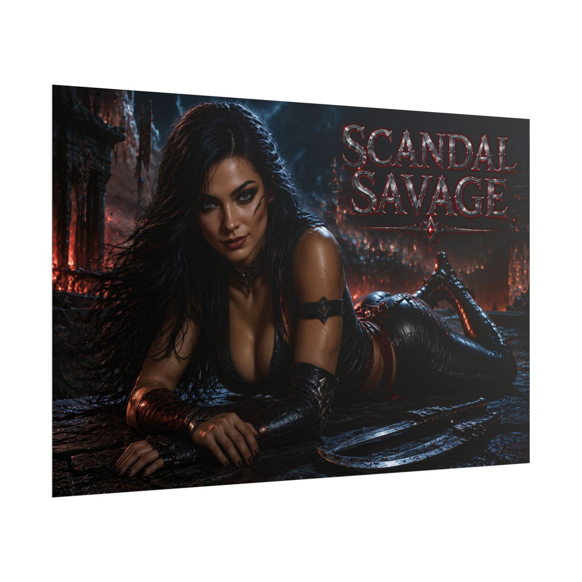 Scandal Savage Character Poster Comic Style Wall Decor Bedroom Collector Gift
