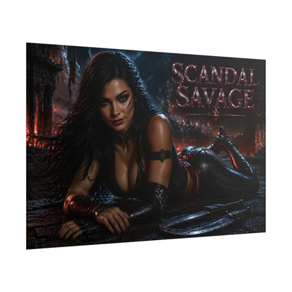 Scandal Savage Character Poster Comic Style Wall Decor Bedroom Collector Gift