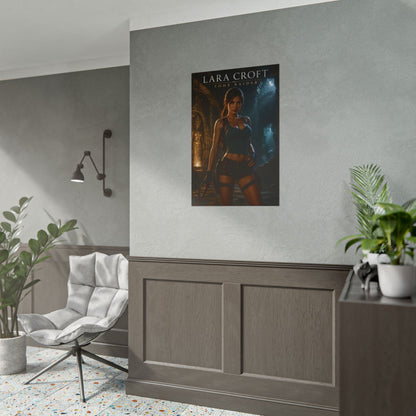 Lara Croft Poster, Tomb Raider Wall Art, Gaming Poster, Room Decor