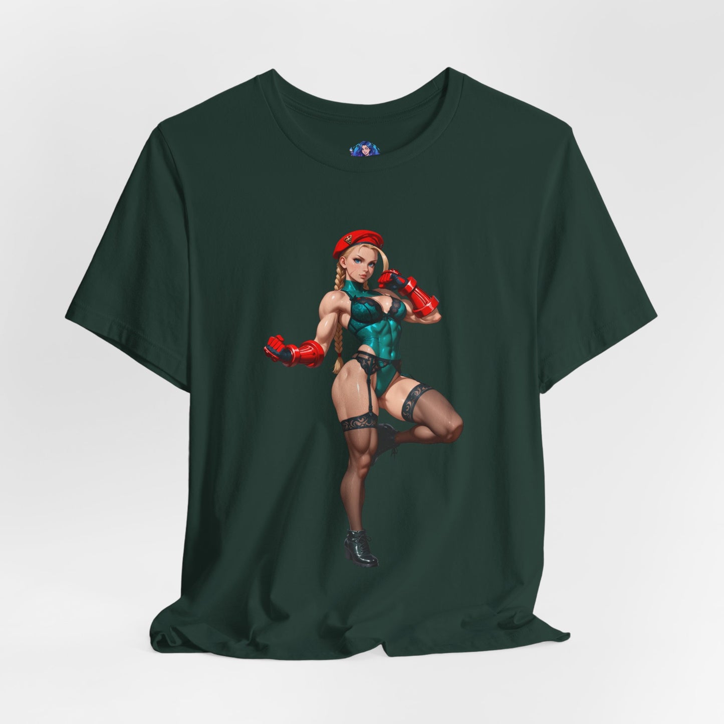 Cammy White T-Shirt | Street Fighter T-Shirt für Gamer &amp; Anime-Fans | Waifu-Grafik-Shirt