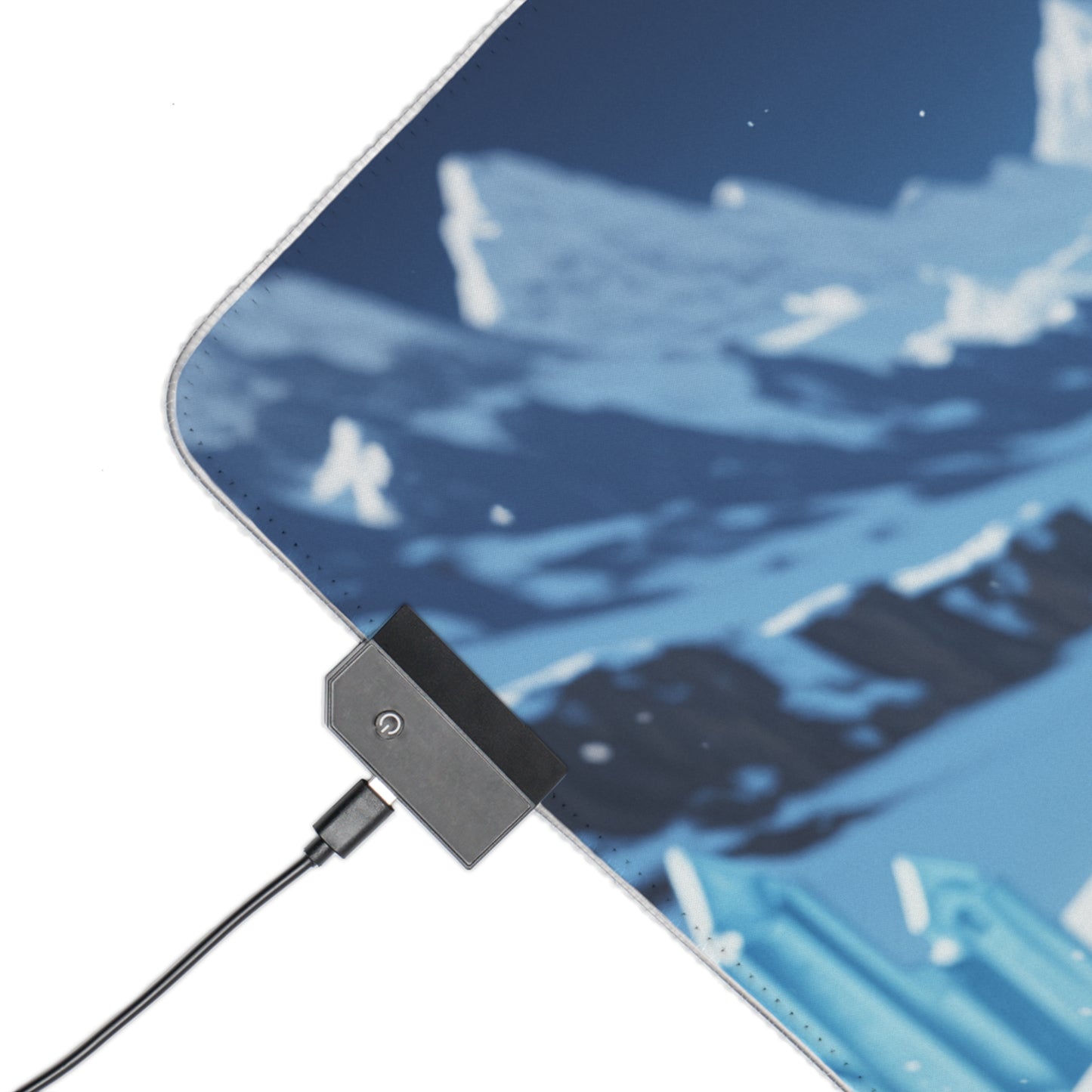 Килимок для столу Shenhe – світлодіодний RGB-підсвітлювальний килимок, ігрова конфігурація з аніме-дівчиною Waifu