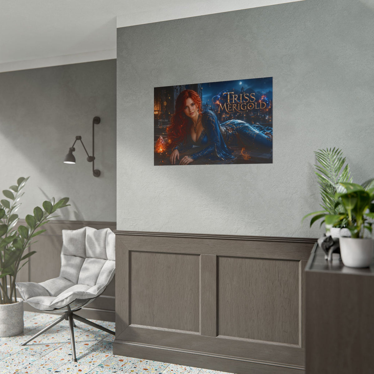 Triss Merigold The Witcher Wall Art Poster Fantasy Bedroom Decor Character Print