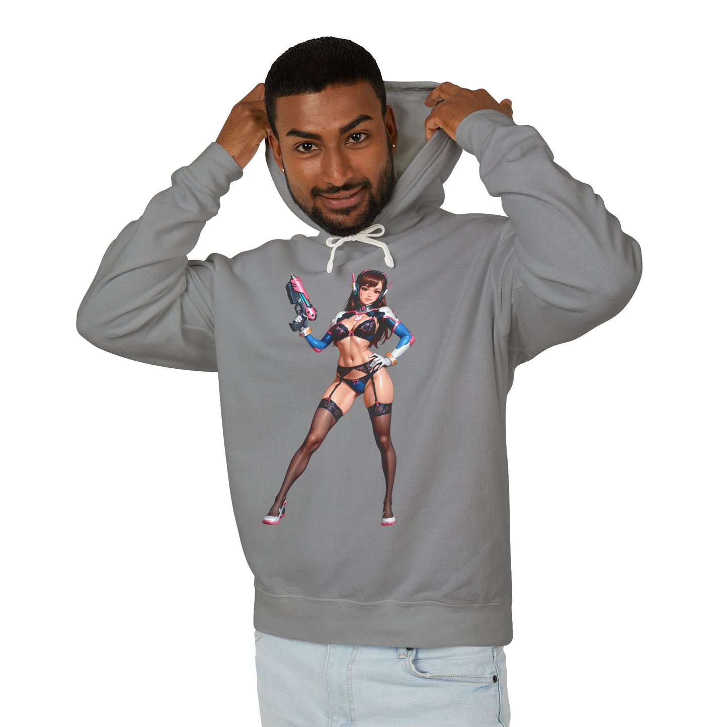 D.Va Hoodie | Overwatch Gamer Hoodie | Anime Mecha Girl Pullover