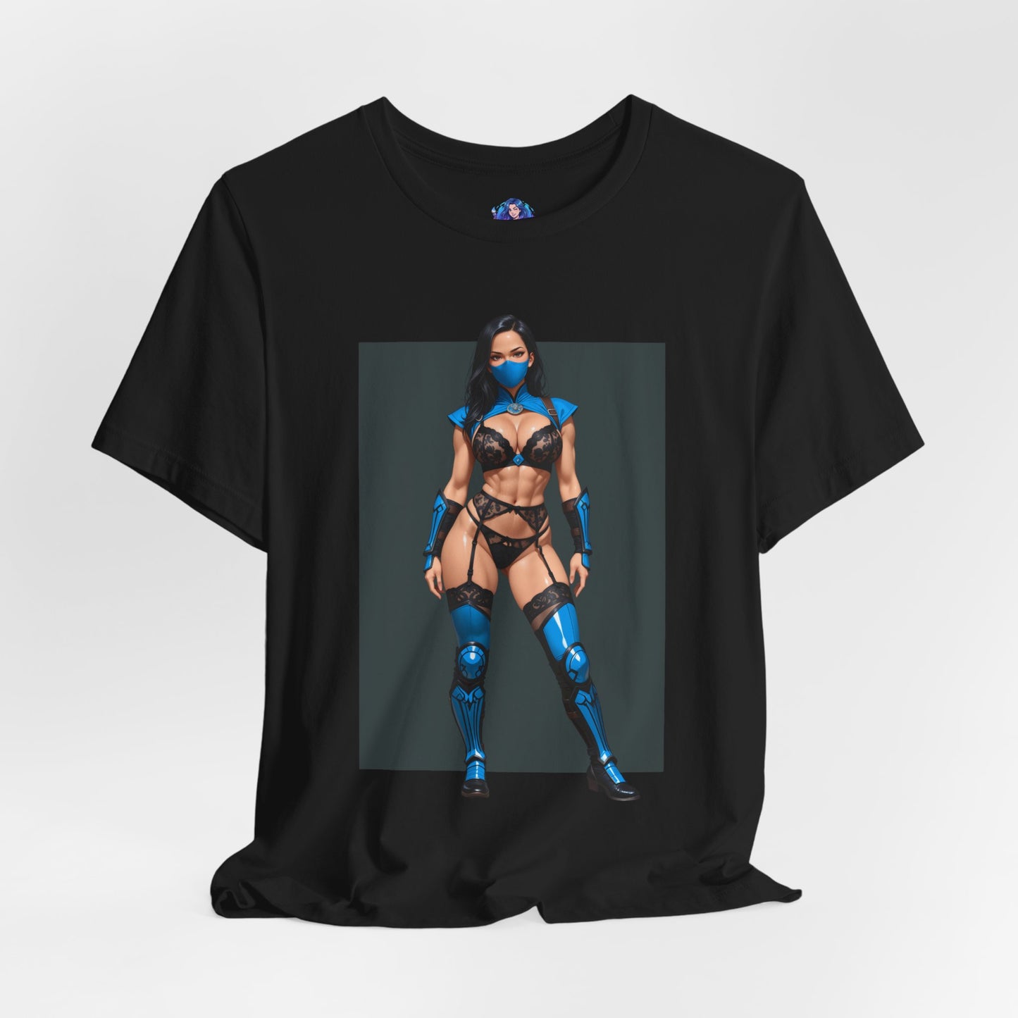 Kitana T-Shirt | Mortal Kombat Grafik-T-Shirt für Gamer &amp; Anime-Fans | Prinzessin Kriegerin Shirt