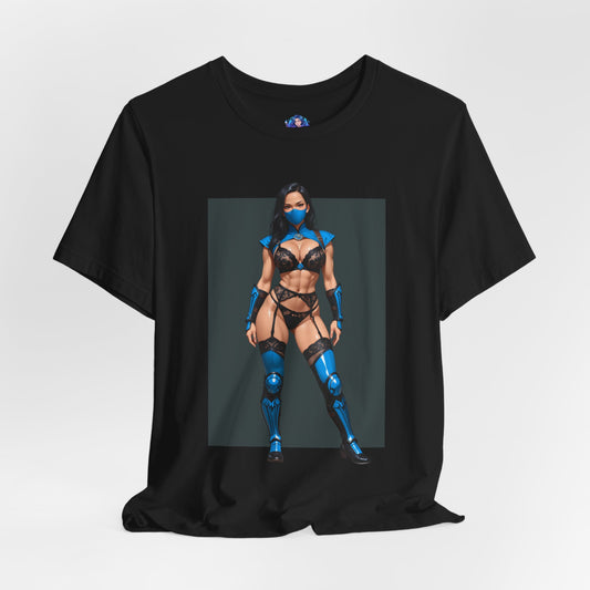 Kitana T-Shirt | Mortal Kombat Grafik-T-Shirt für Gamer &amp; Anime-Fans | Prinzessin Kriegerin Shirt