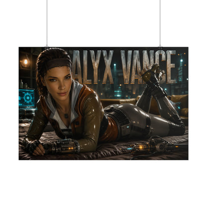 Gaming Wall Art Alyx Vance Half Life Poster Game Room Decor Gamer Gift Print