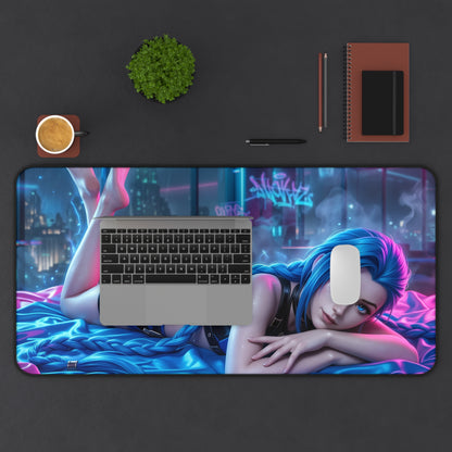Arcane Mouse Pad, Jinx Desk Mat, Anime Mouse Pad XXL