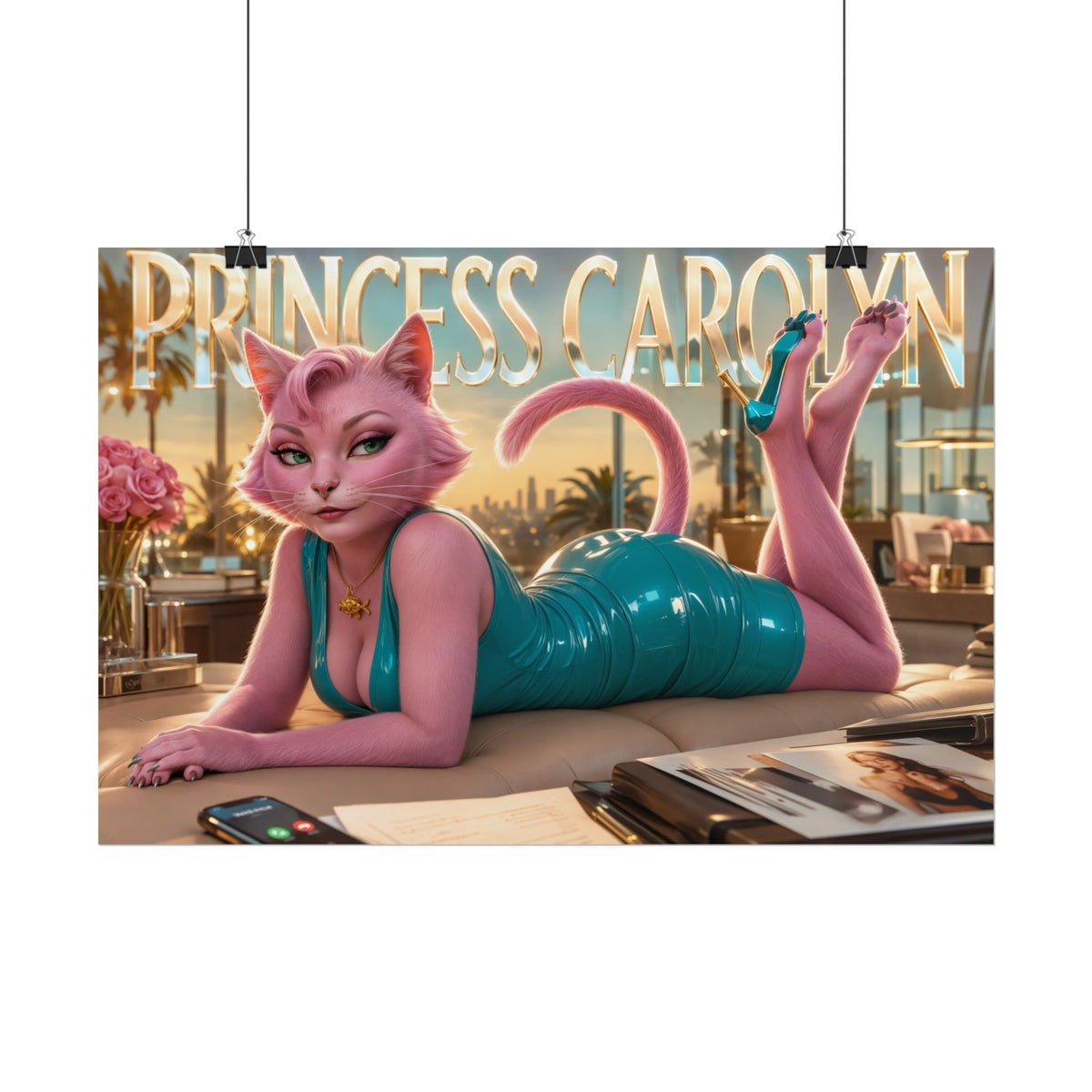 Princess Carolyn BoJack Horseman Wall Art Poster Character Decor Collector Gift