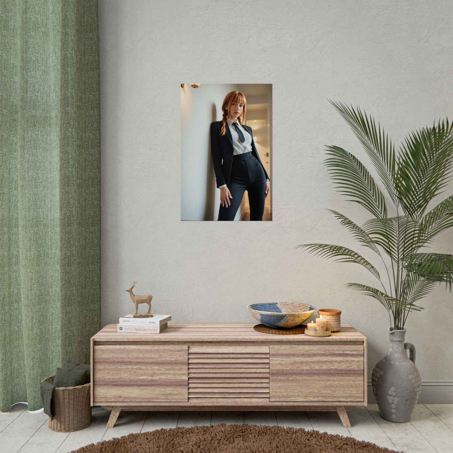 Makima Chainsaw Man Poster – Iconic Anime Heroine Wall Art for Room Decor