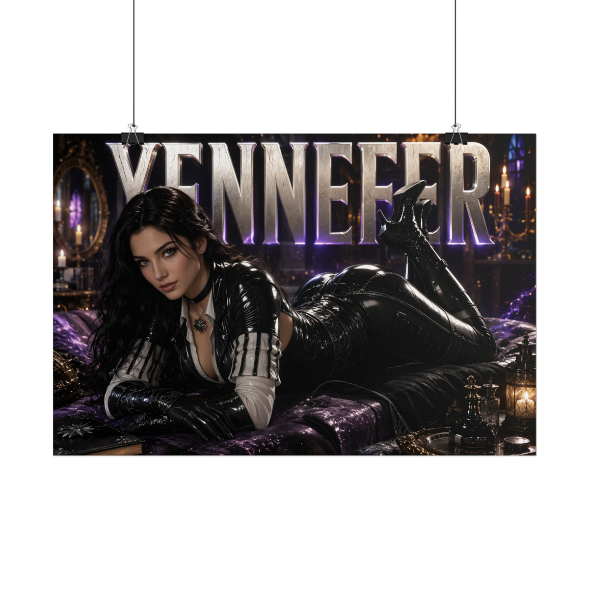 Yennefer of Vengerberg Poster The Witcher Gaming Wall Art Character Room Decor