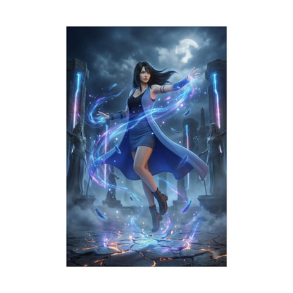 Rinoa Heartilly Poster – Final Fantasy Wall Art Print, Classic JRPG Decor