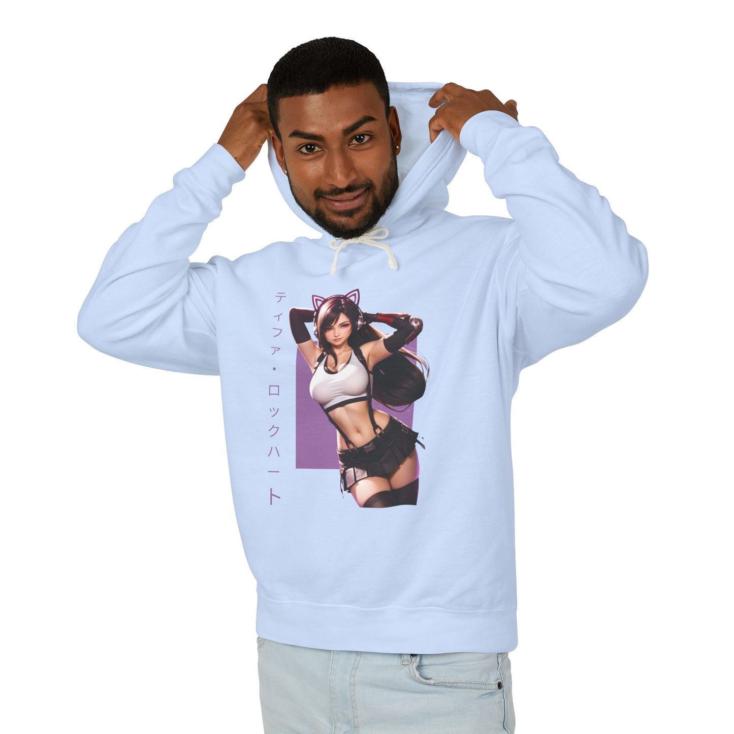 Худі з Тіфою Локхарт | Худі з аніме-бійцем | Пуловер з фентезійними бойовими мистецтвами