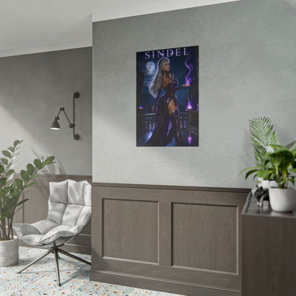 Mortal Kombat Sindel Poster Edenian Queen Wall Art Print Decor