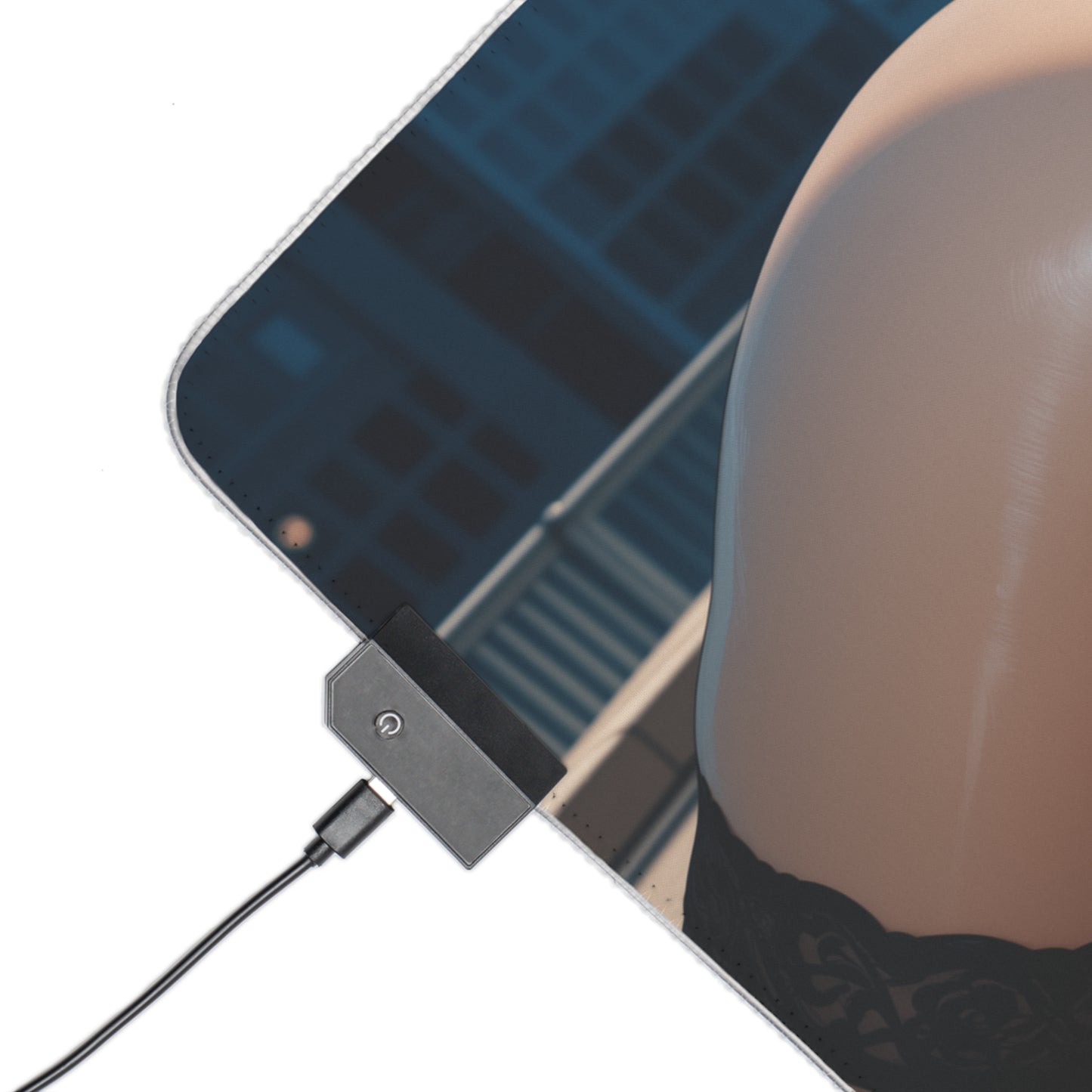 Catwoman Desk Mat – LED RGB Pad, Waifu Thief Anime Girl Gaming Setup