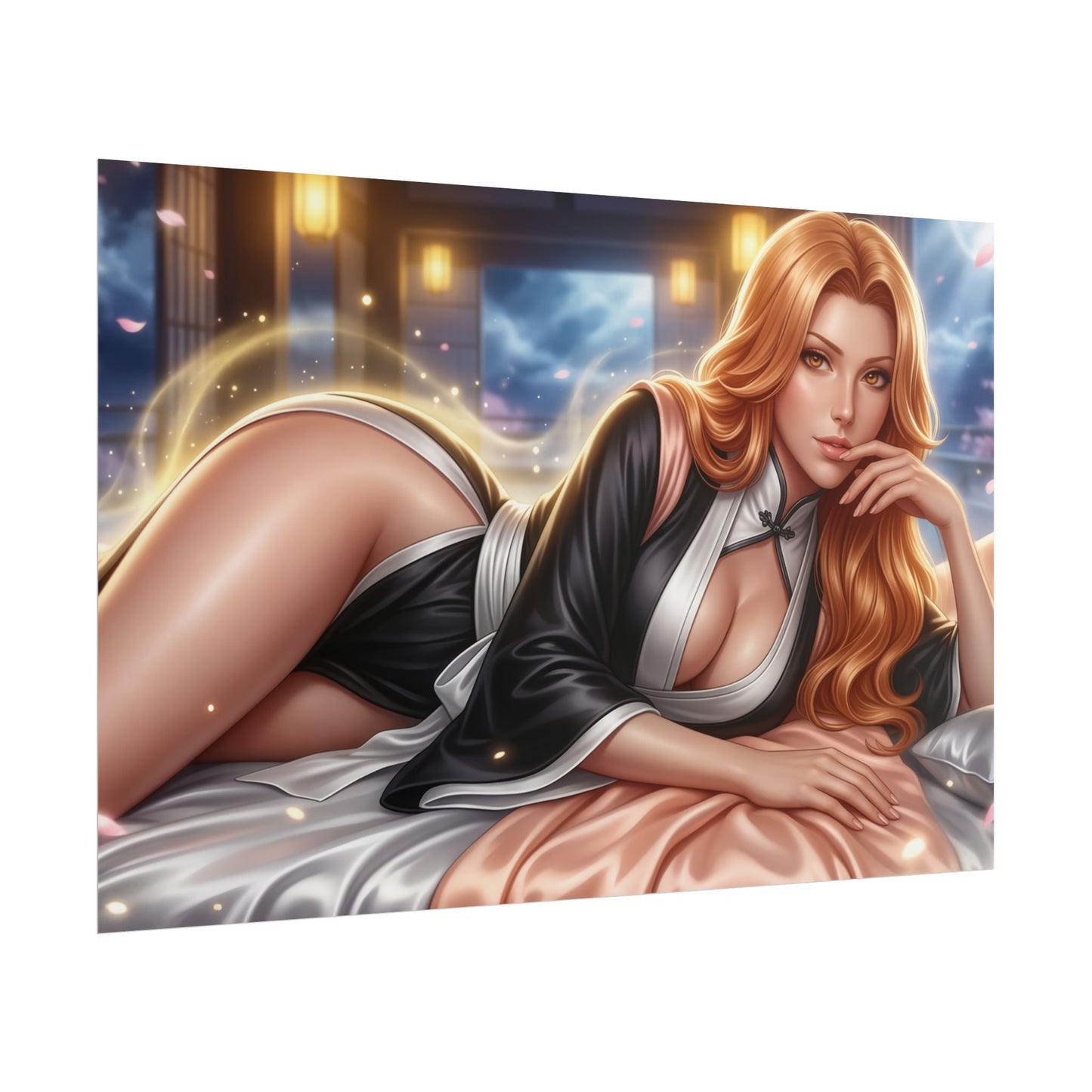 Rangiku Matsumoto Poster, Bleach Wall Art, Anime Print Decor