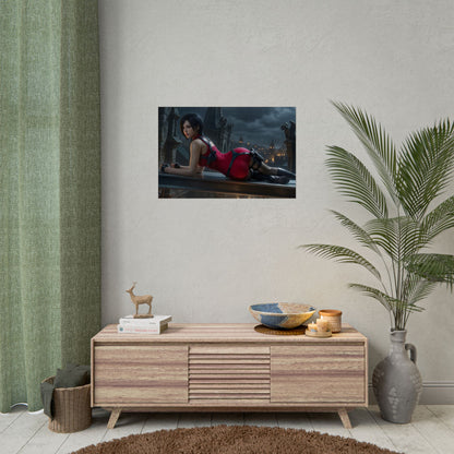 Ada Wong Poster – Resident Evil Wall Art Print, Action Game Decor