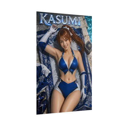 Kasumi Dead or Alive Gaming Poster Wall Art Gamer Room Decor Collectible Print