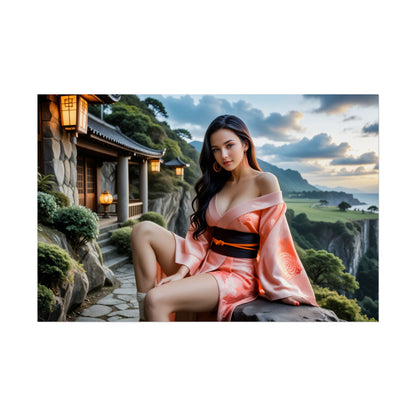 Настінний плакат Вайфу | Принт аніме Незуко для спальні отаку або облаштування