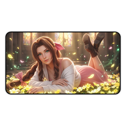 Final Fantasy Mouse Pad, Aerith Desk Mat, Anime Decor XXL