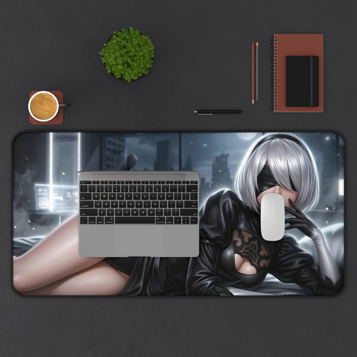 NieR Automata Mouse Pad, 2B Desk Mat, Gamer Gift XXL