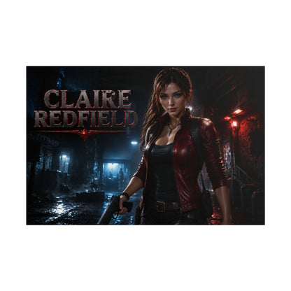 Claire Redfield Wall Art Poster PC Gaming Decor Bedroom Collector Print