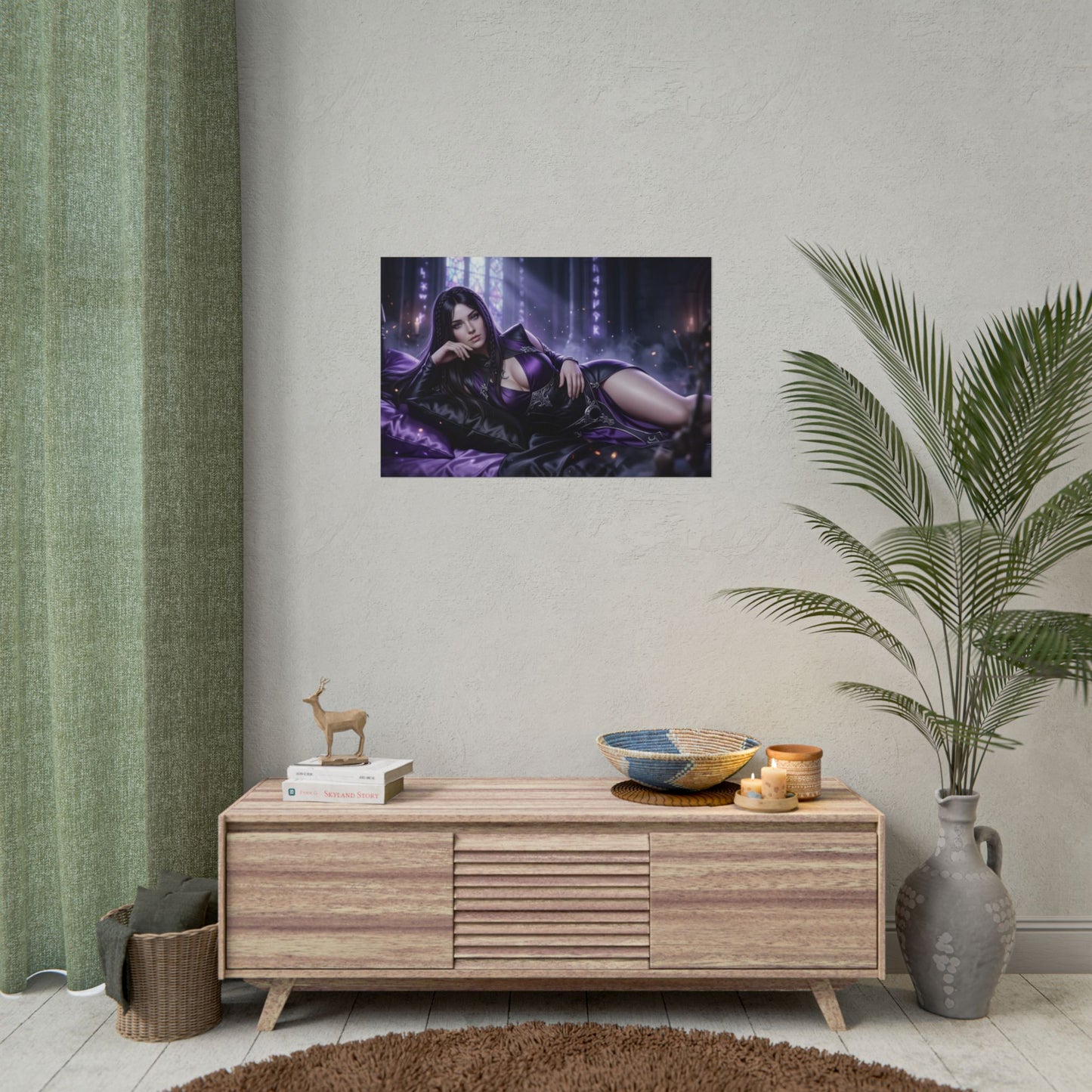 Shadowheart Poster, Baldur's Gate Wall Art, Fantasy Print Decor