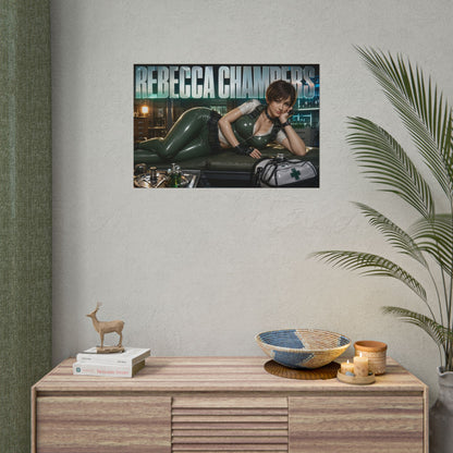 Rebecca Chambers Resident Evil Poster Gaming Wall Art Gamer Room Decor Art Print